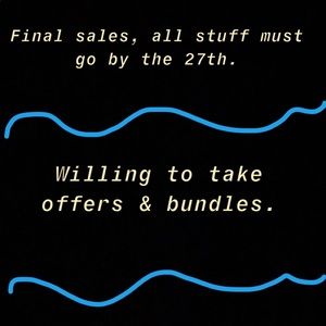 Everything must go by the 27th.